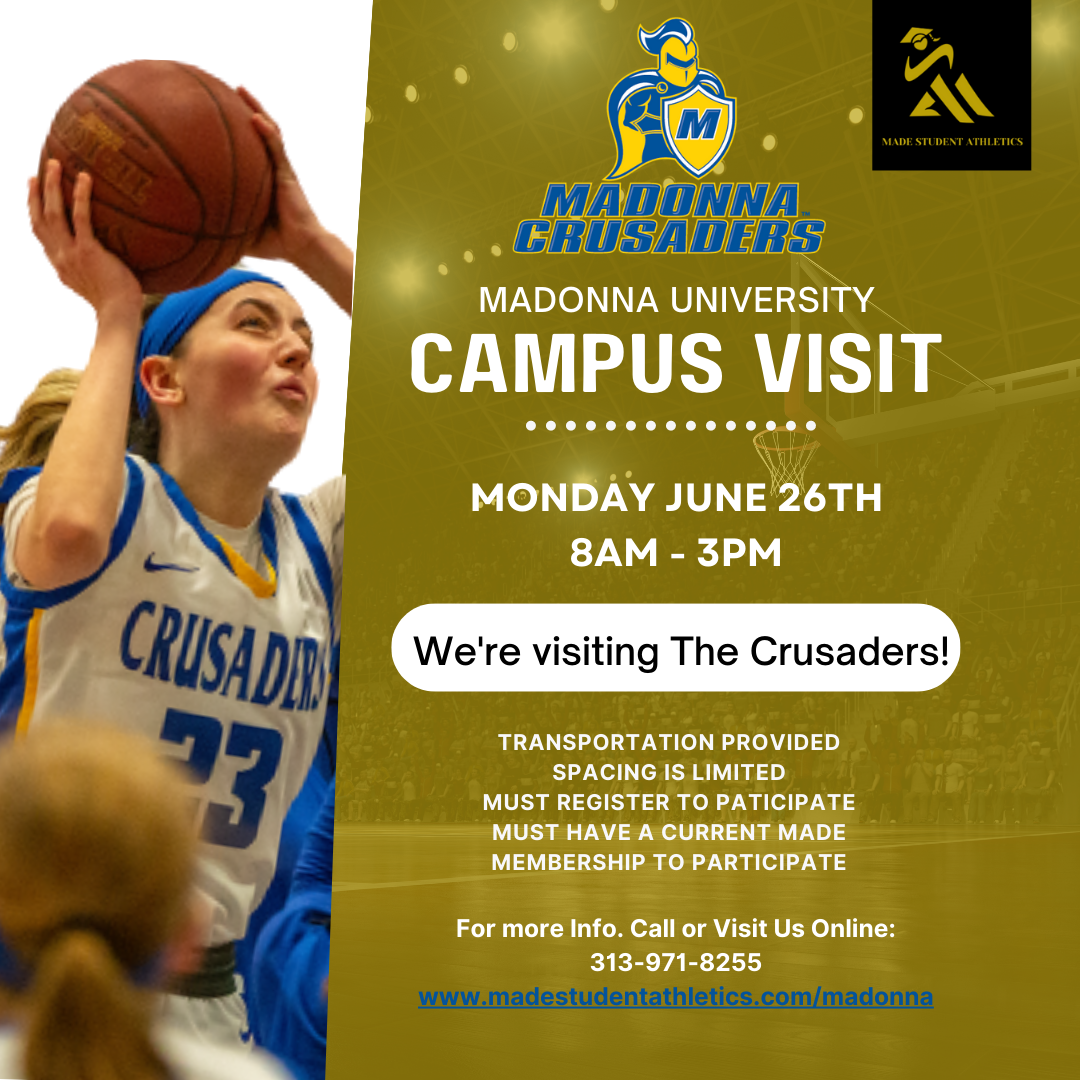 Madonna University College Visit - MADE Student Athletics